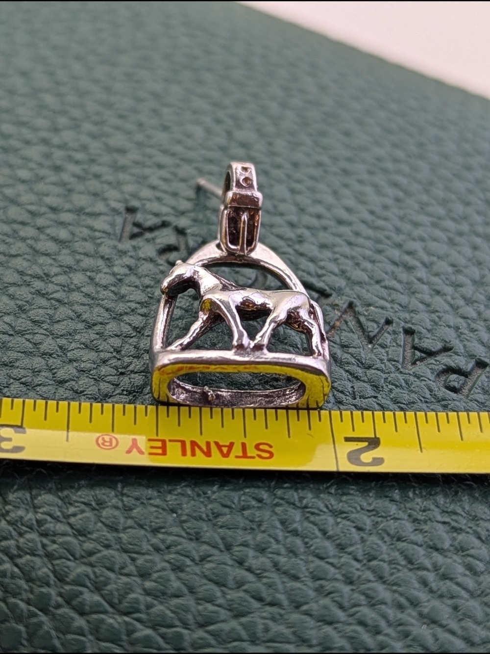 ✨ Equestrian Stirrup & Horse Drop Earrings ✨ - Picture 7 of 7